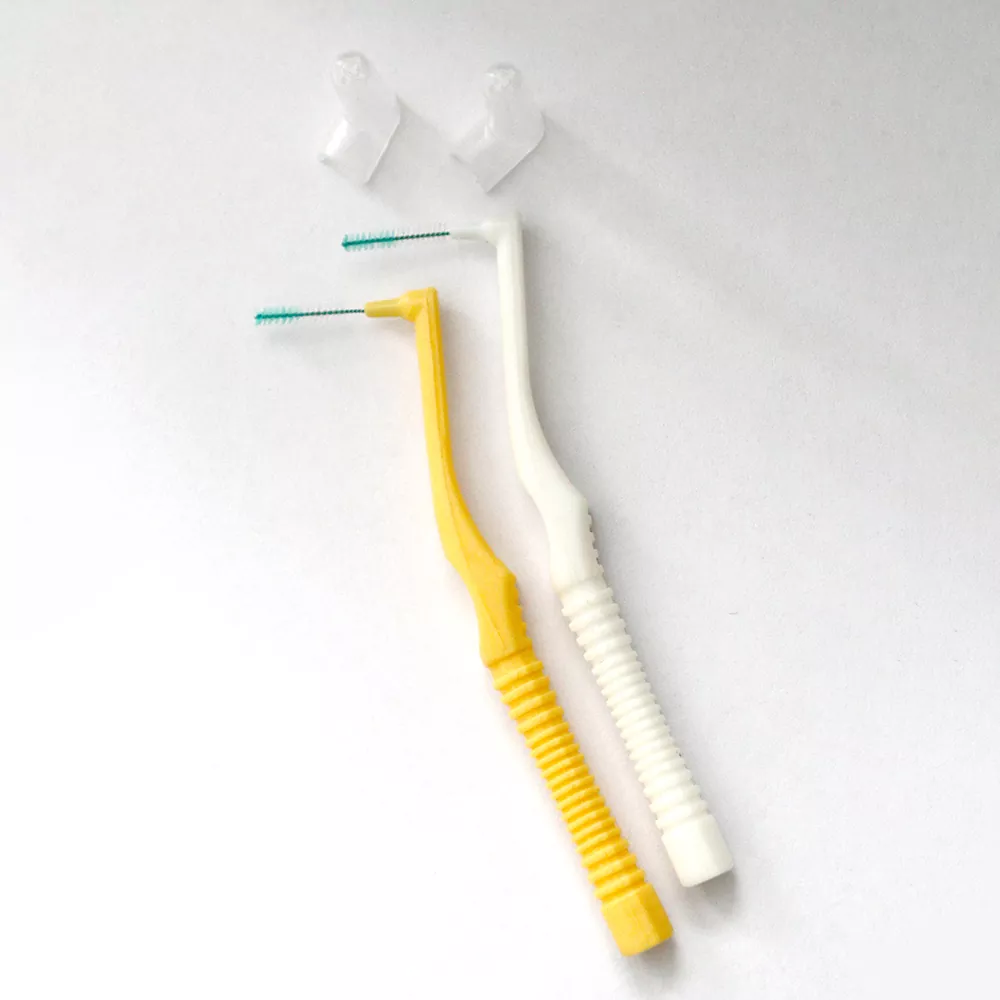 Interdental børste til plakfjernelse